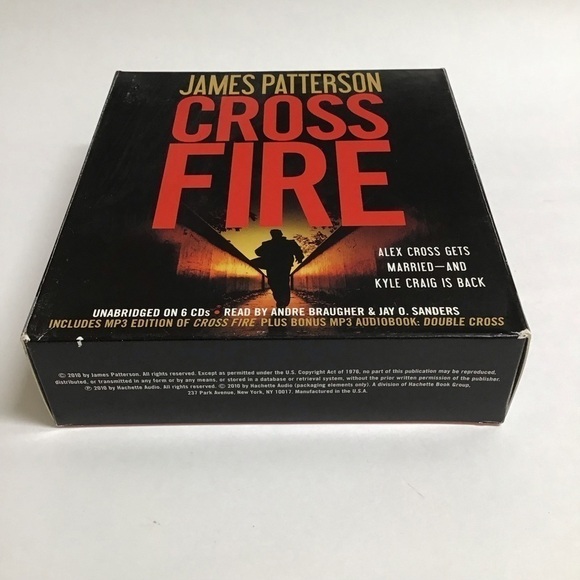 Audiobook James Patterson Cross Fire 2010 6 CDs BONUS MP3s Braugher Unabridged - Picture 3 of 6